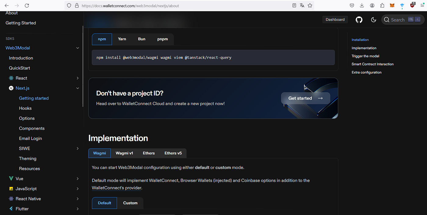 WalletConnect in NextJS. Ok first of all is important to… | by Travilabs |  Medium