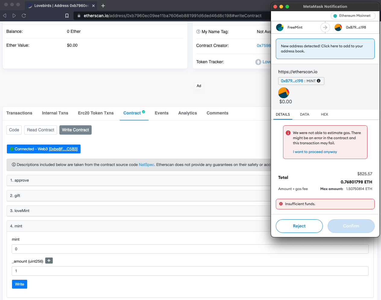 How To Mint NFT Direct from Ethereum Contract | by Mark Marroc | Coinmonks  | Medium