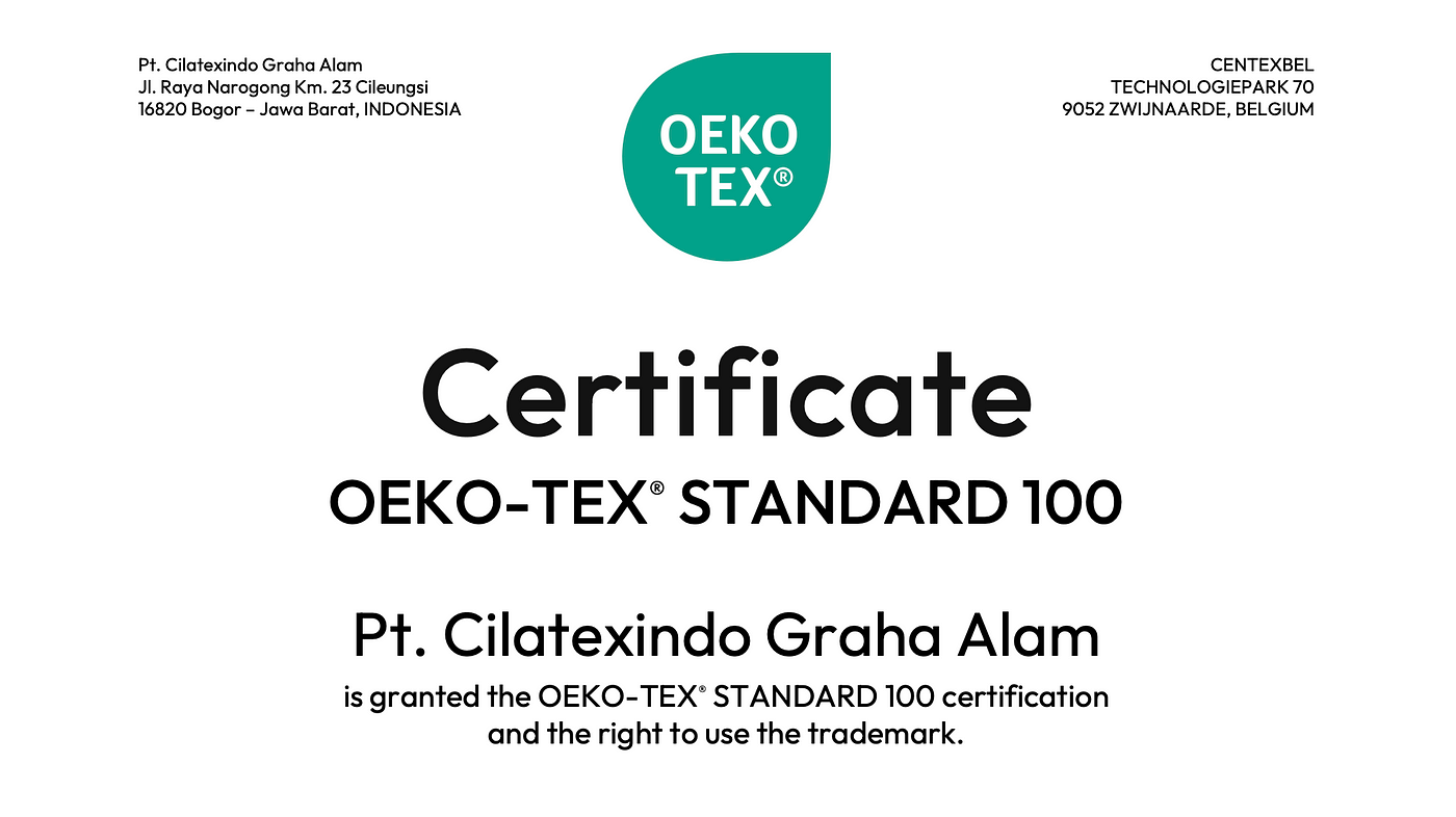 Omnimax's OEKO-TEX Certified Rubber Threads: Ensuring Comfort and Safety in  Textiles, by Napan Persada