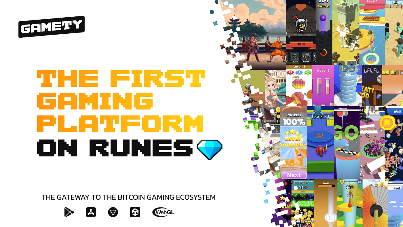 GAMETY and Runes Protocol: Pioneering the Future of Blockchain Gaming on  Bitcoin | by Metafighter | Medium