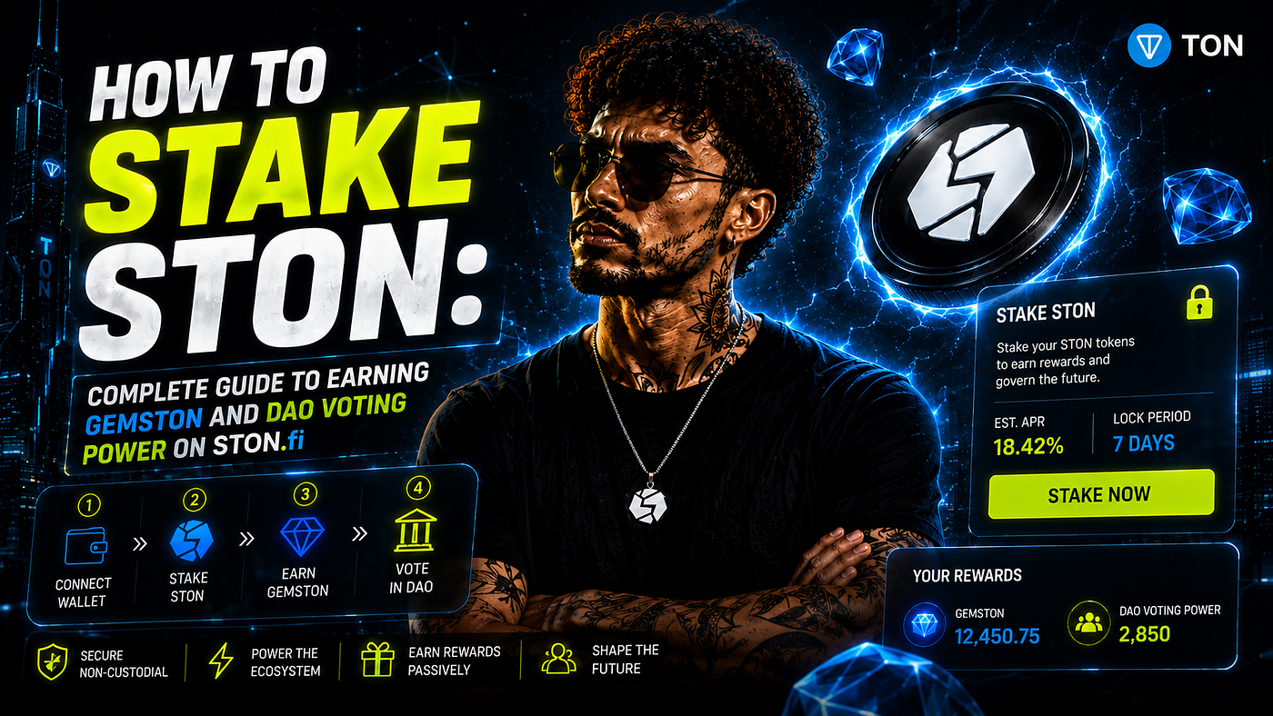 How to Stake STON: Complete Guide to Earning GEMSTON and DAO Voting Power on STON.fi