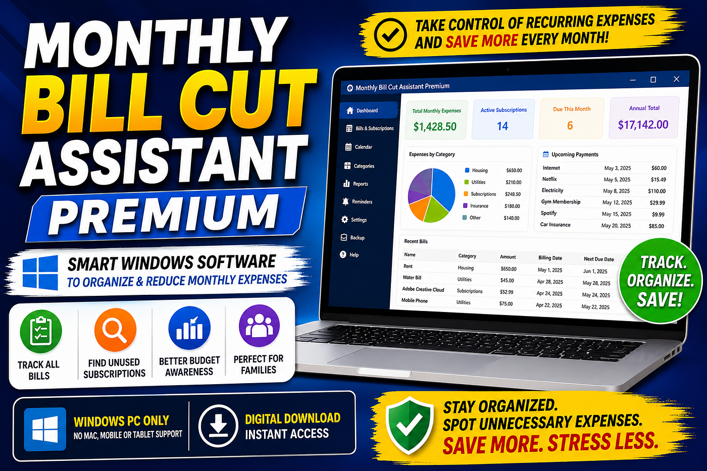 Monthly Bill Cut Assistant Premium Review — A Smarter Way to Keep Track of Monthly Bills