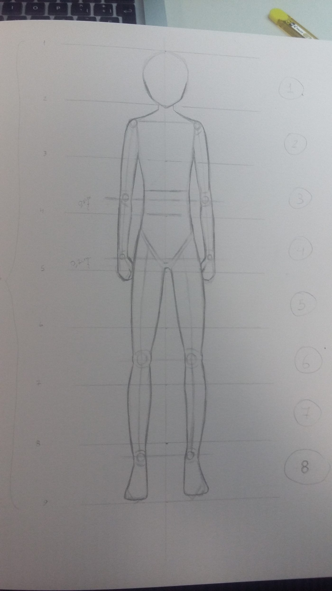 Cómo dibujar un cuerpo manga paso a paso (masculino) | by Anidemy | Medium