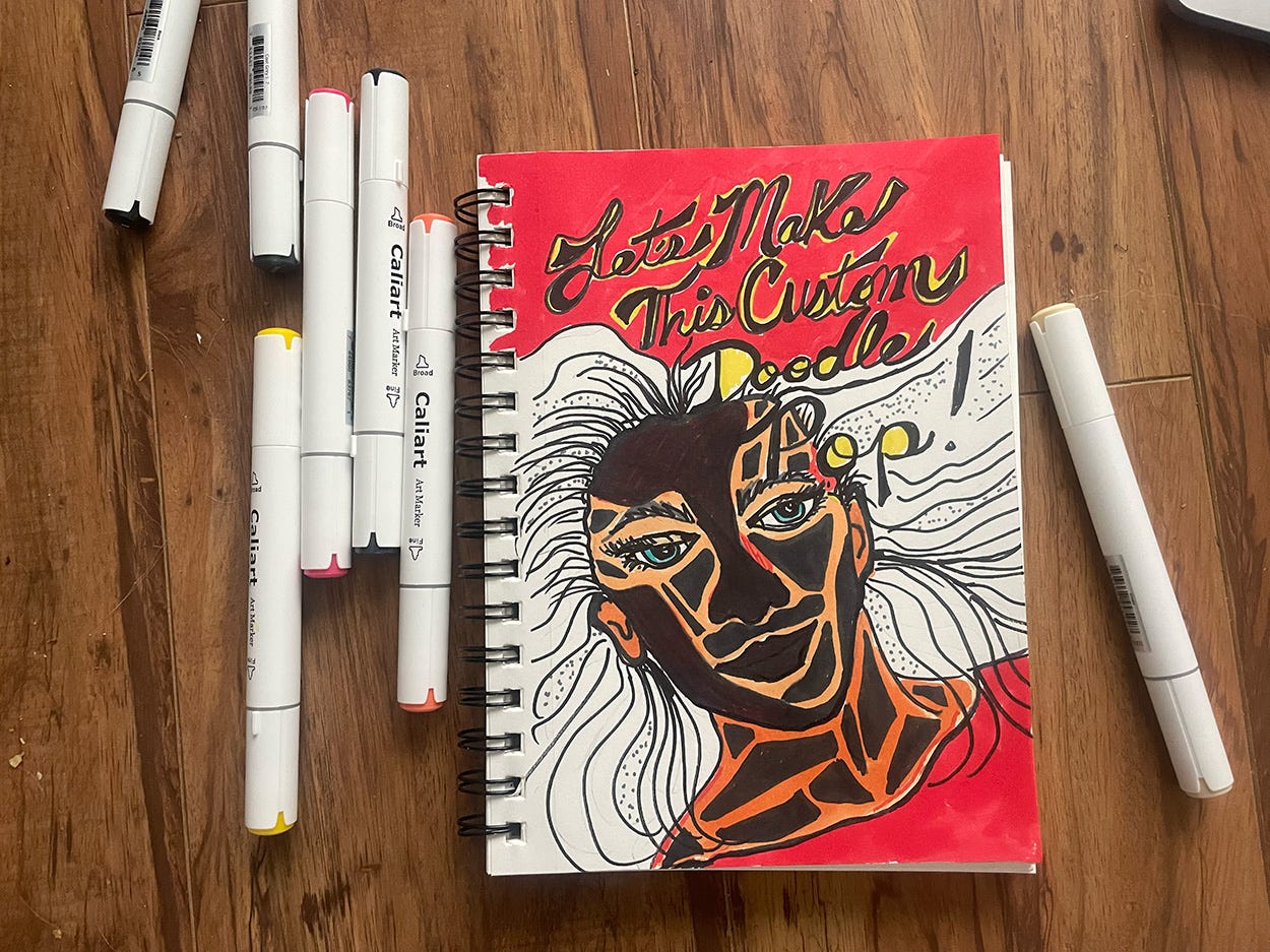 Have some fun with Midjourney Layers and custom doodles | by Julia Fletcher  | Medium