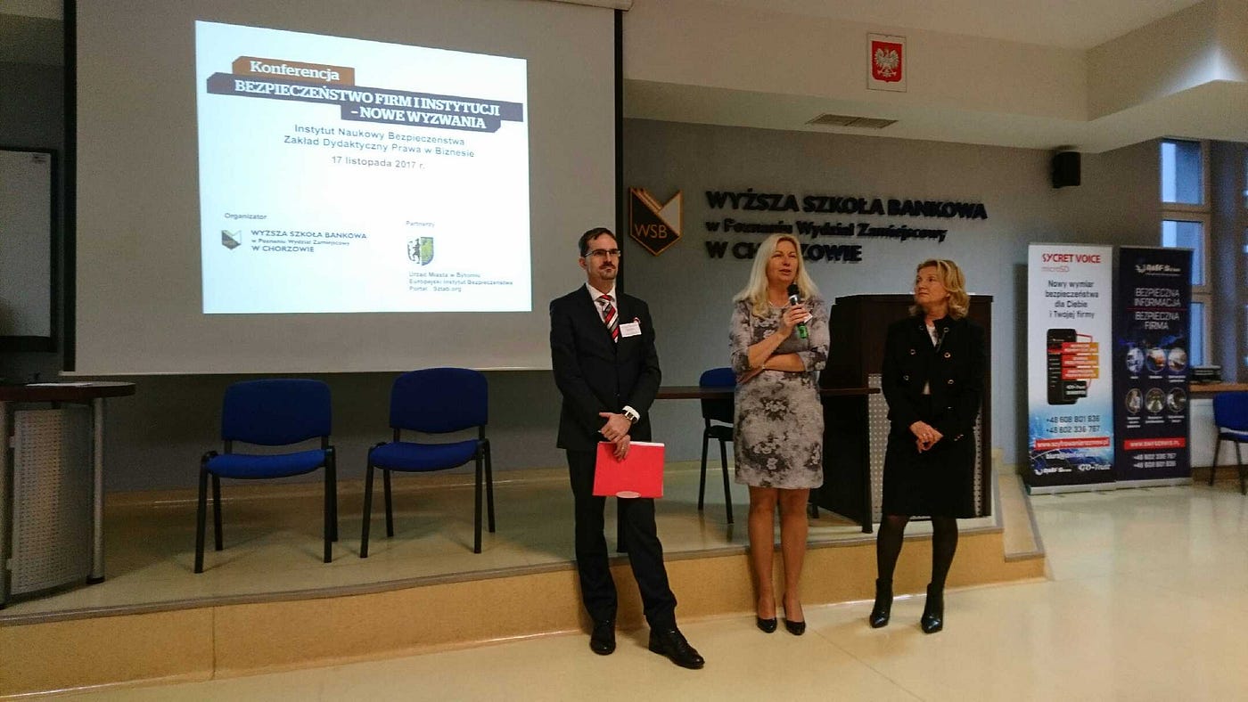 Pierwsza konferencja INB WSB “Bezpieczeństwo firm i instytucji — nowe wyzwania”