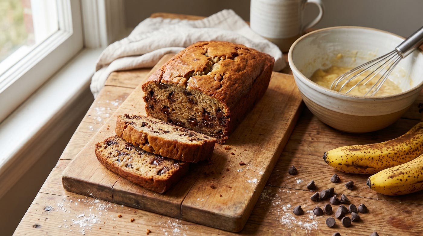 Moist Chocolate Chip Banana Bread Recipe: Best Quick One-Bowl Method