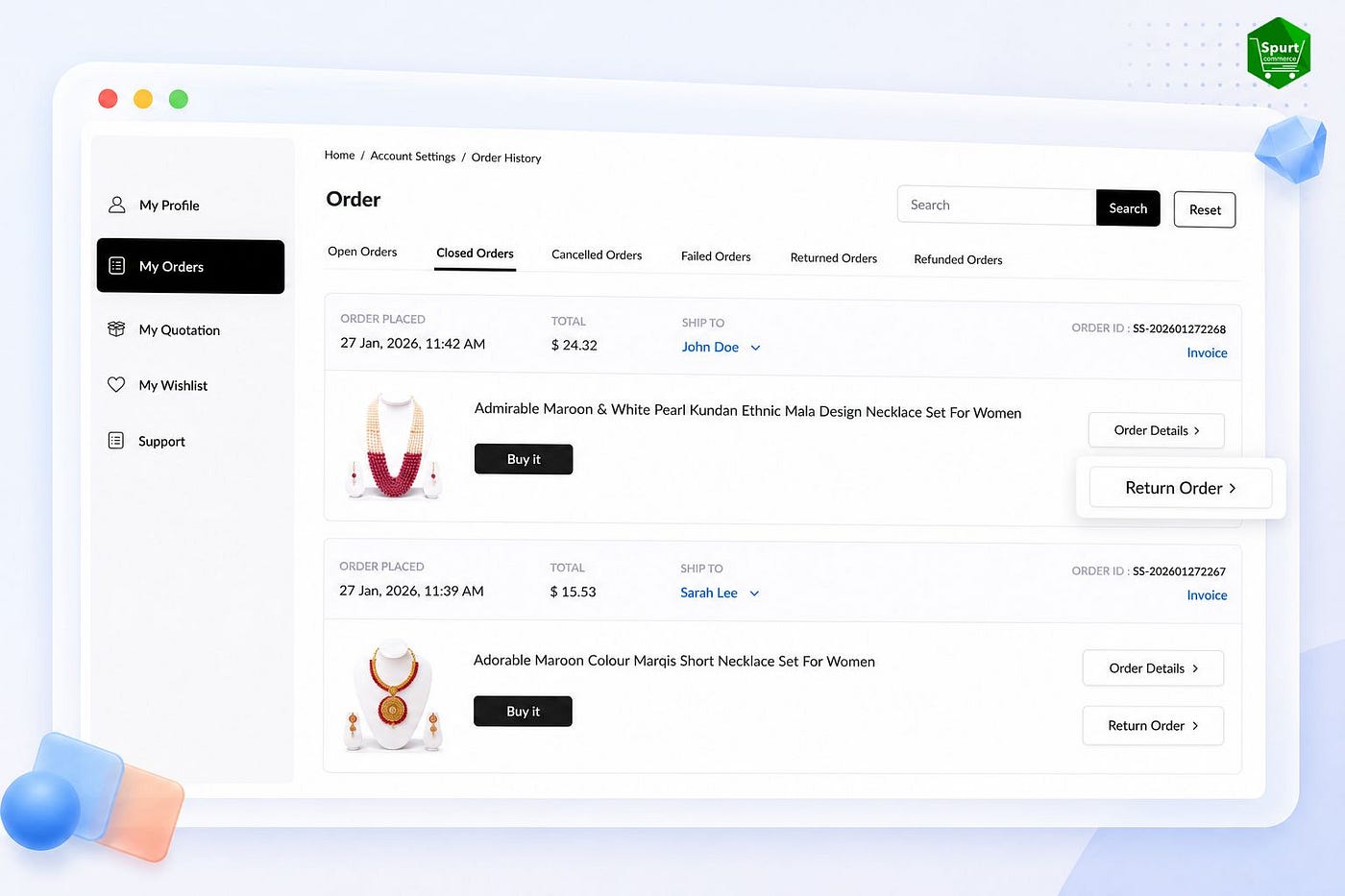 How to Simplify Returns & Refund Management for Your Marketplace with SpurtCommerce