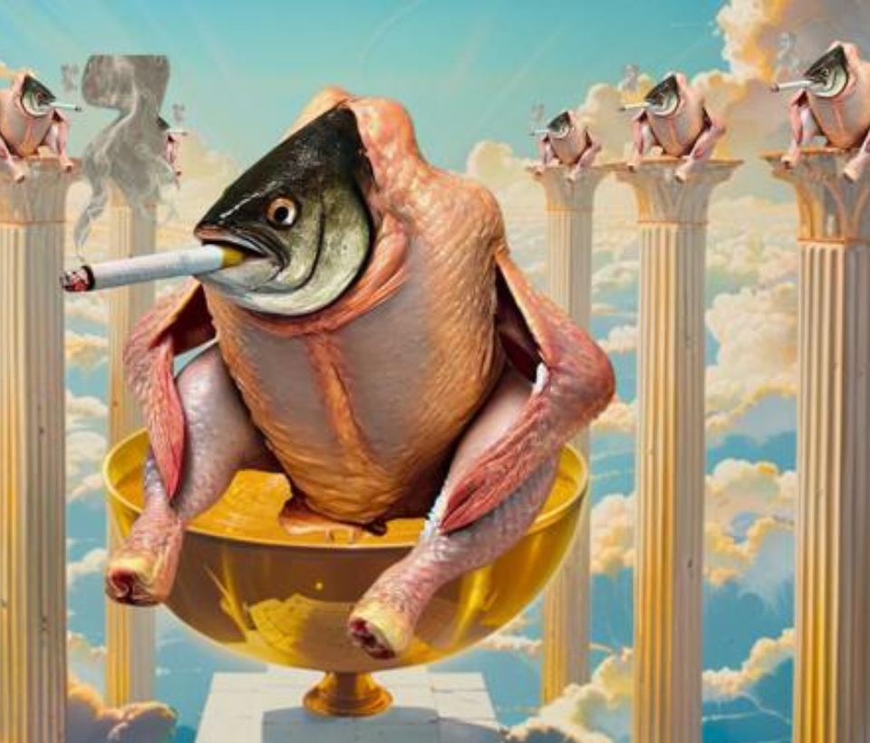 ALL HAIL THE SMOKING CHICKEN FISH! | by Church of the Smoking Chicken Fish  | Medium