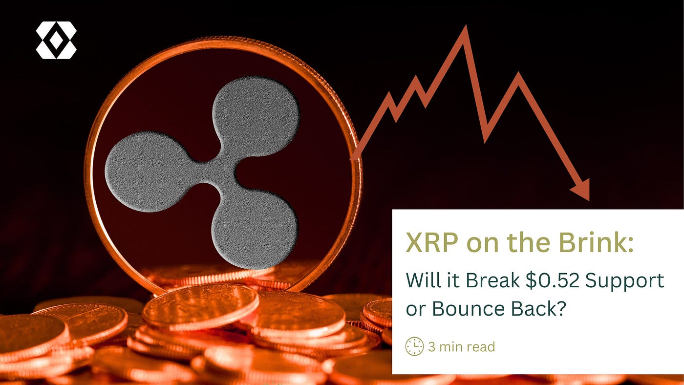 XRP On The Brink: Will It Break $0.52 Support or Bounce Back? | by BitGenix  | Medium