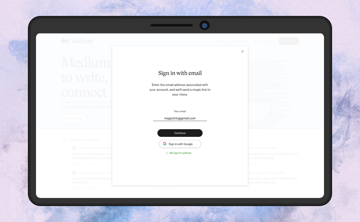 Password-less authentication with Magic Links for a seamless customer  onboarding | by Sukirti Arora | Medium
