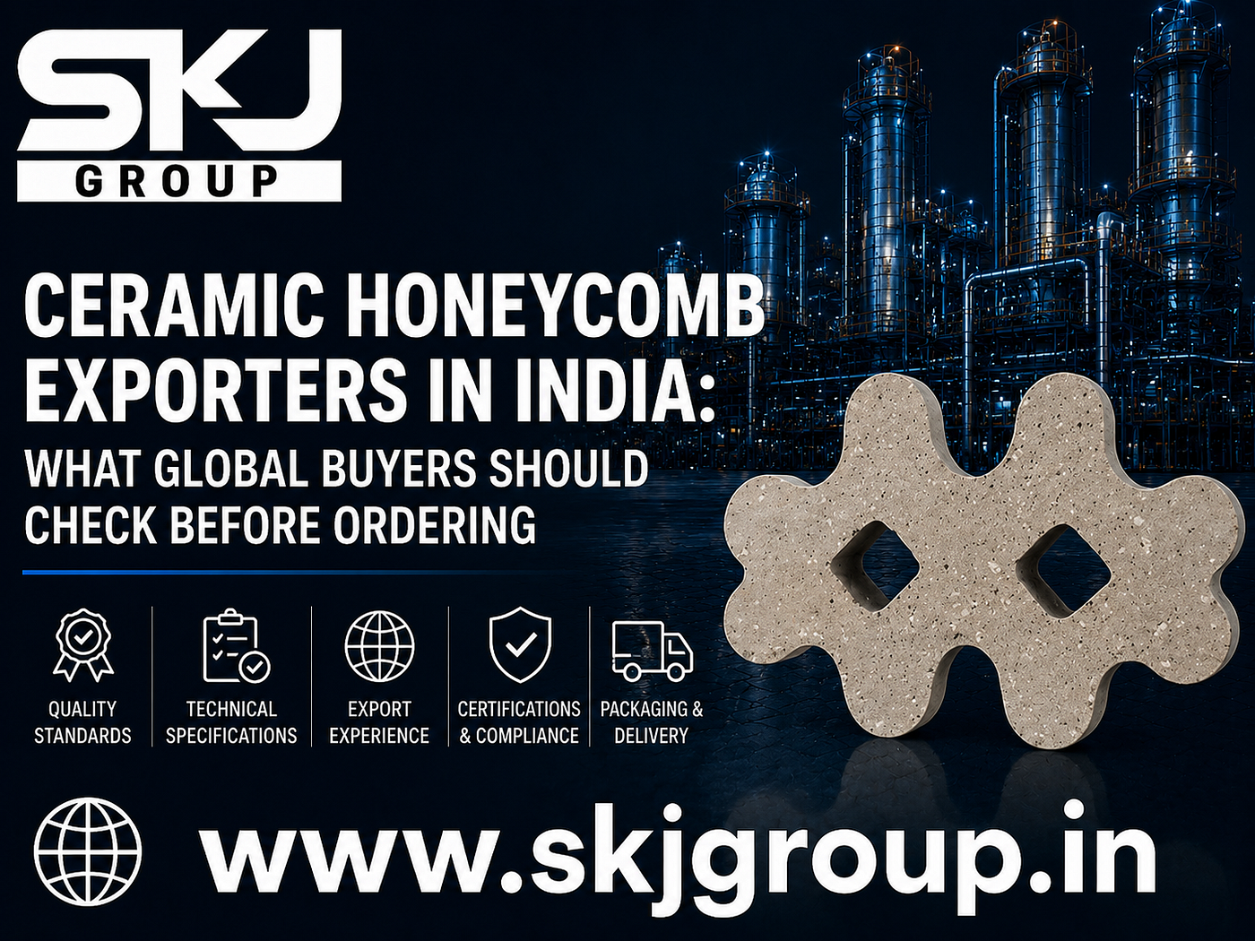Ceramic Honeycomb Exporters in India: What Global Buyers Should Check Before Ordering