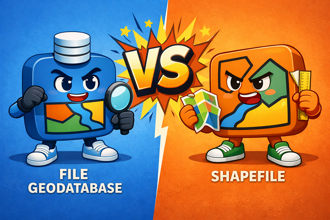 Shapefile vs File Geodatabase: When to Use What?