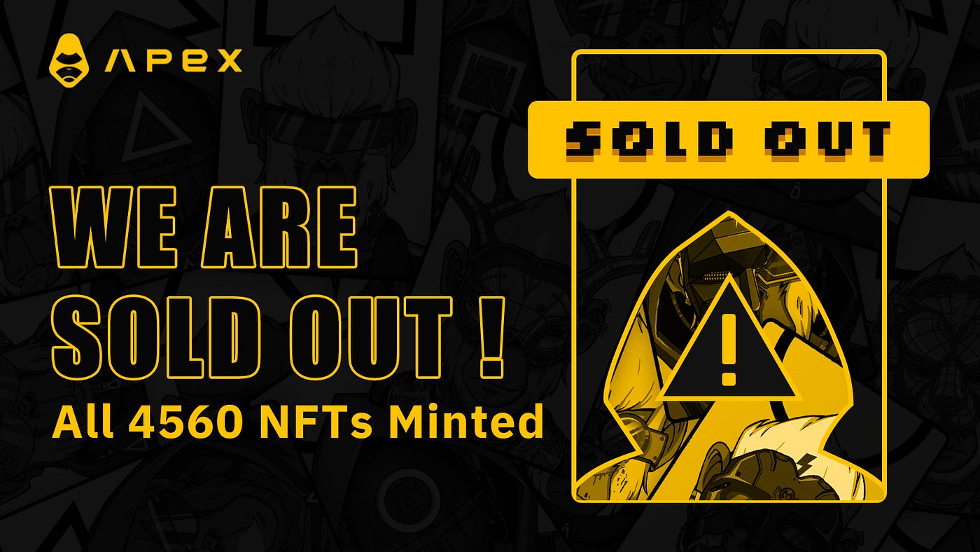 ApeX NFTs Public Sale Round Completed | by ApeX Dex | Medium