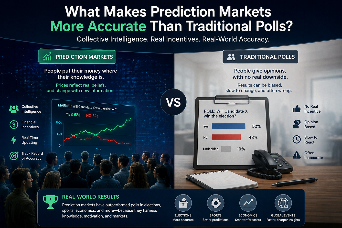 What Makes Prediction Markets More Accurate Than Traditional Polls?