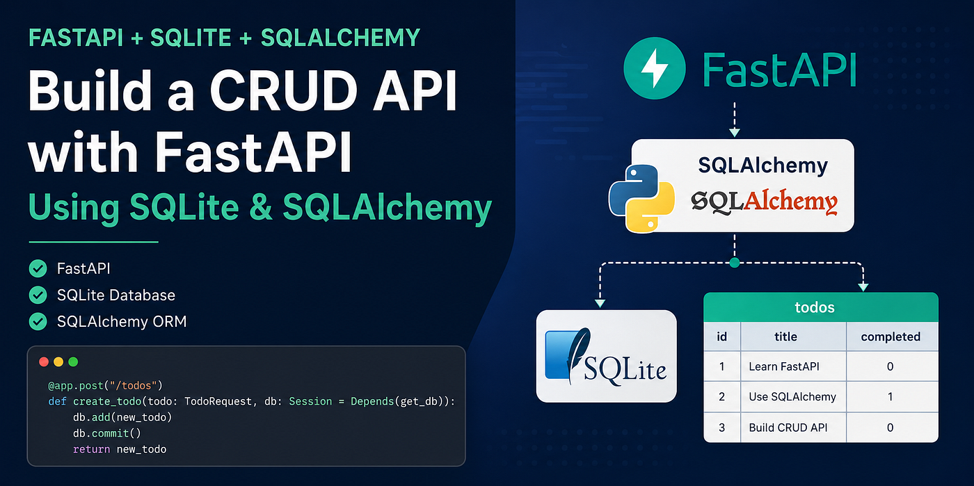 Getting Started with FastAPI + SQLite Using SQLAlchemy (Beginner Friendly)