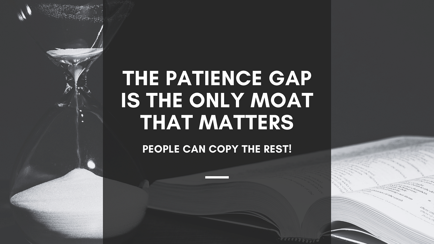 The Patience Gap Is the Only Moat That Matters