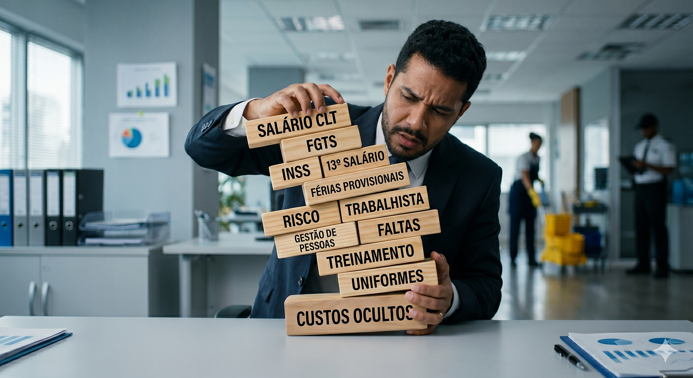Os Custos Ocultos da Contratação Direta (CLT x Terceirizada)
