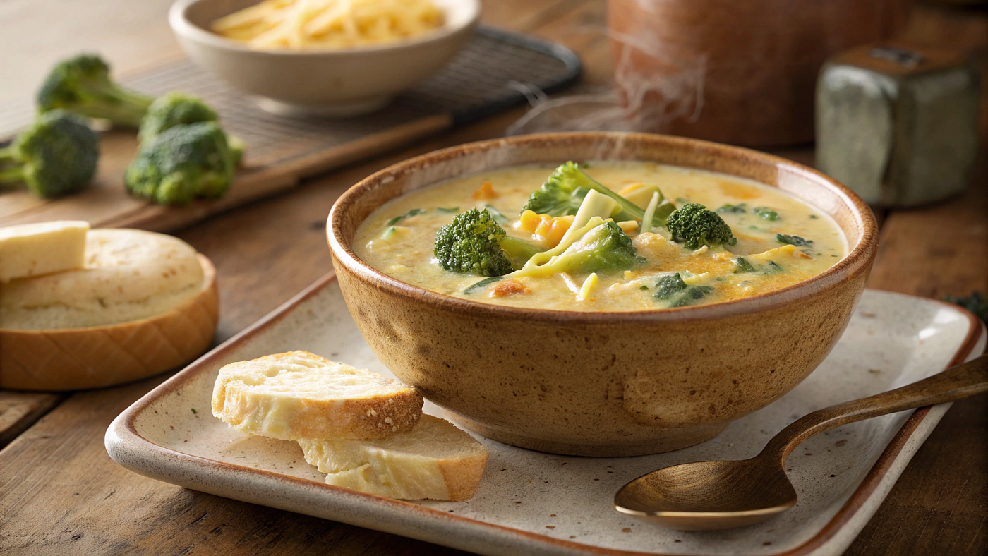 How to Make Broccoli Cheddar Soup | High Protein