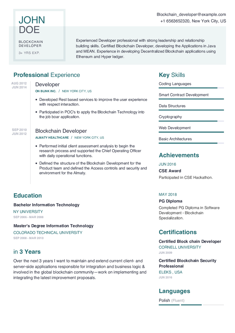 Blockchain Development Career Path | by Ehsan Yazdanparast | Coinmonks |  Medium