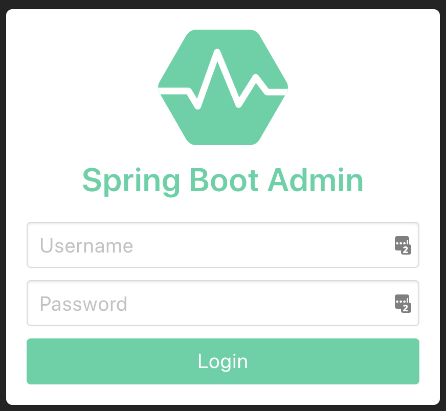 Boot admin. Admin port.