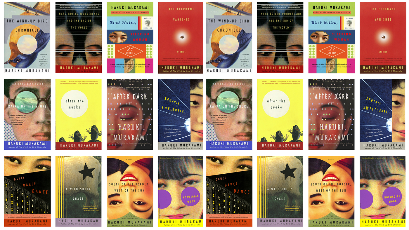 3 Haruki Murakami book cover designers you might like | by Charmaine  Esmeralda | Medium