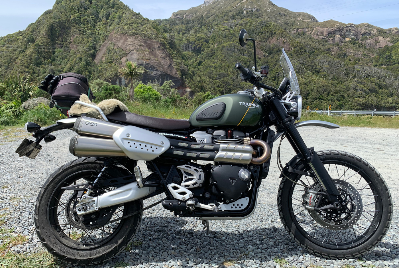 Triumph scrambler deals 1200 arrow exhaust