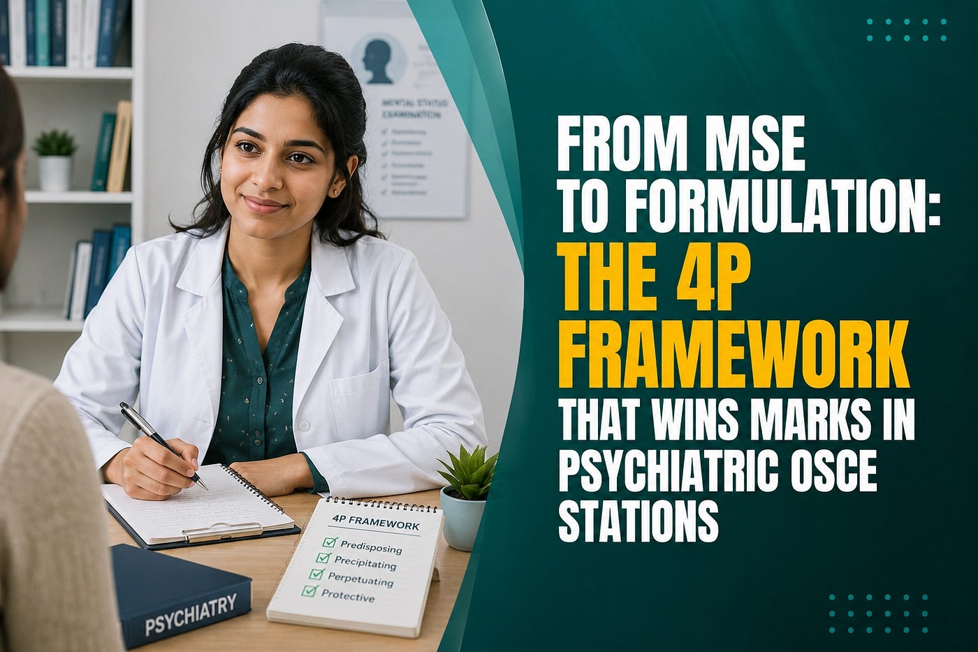 From MSE to Formulation: The 4P Framework That Wins Marks in Psychiatric OSCE Stations