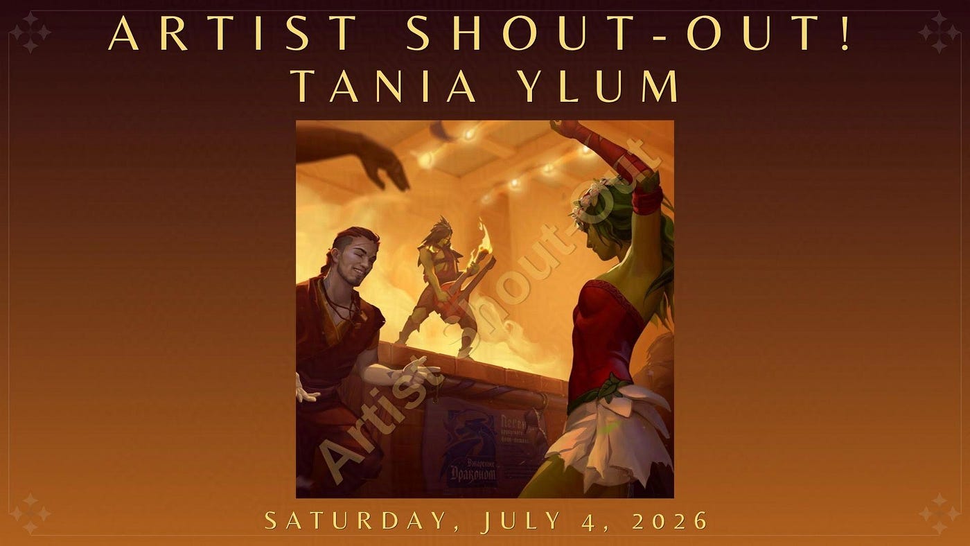 ARTIST SHOUT-OUT #872: Tania Ylum