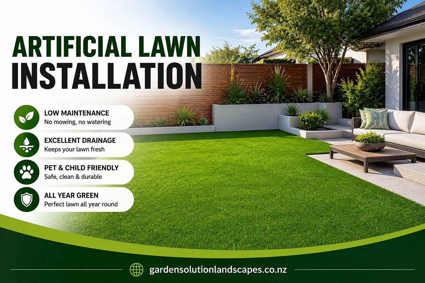 Artificial Lawn Installation: A Smart Choice for a Beautiful, Low-Maintenance Garden