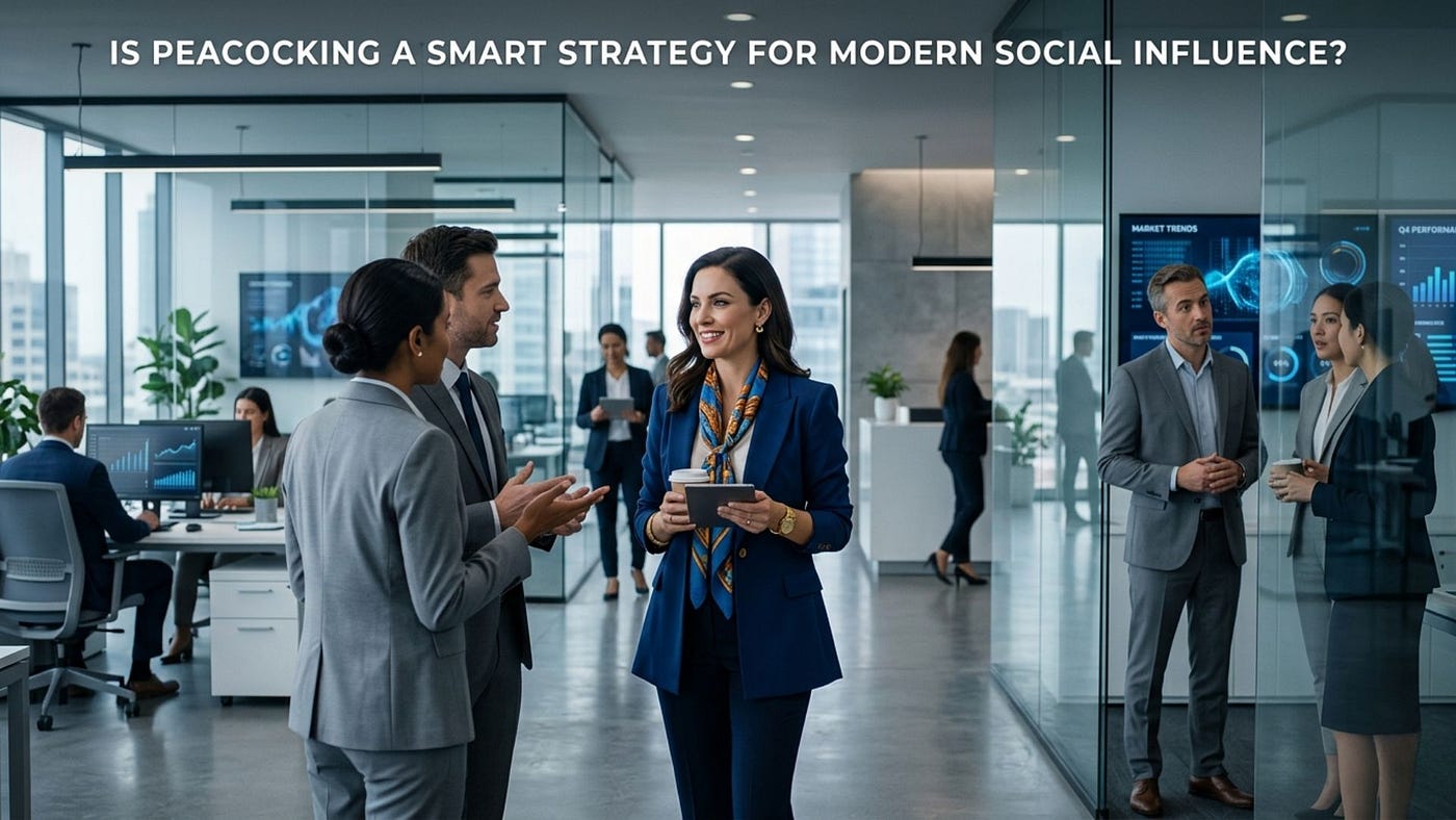 Is Peacocking A Smart Strategy For Modern Social Influence?