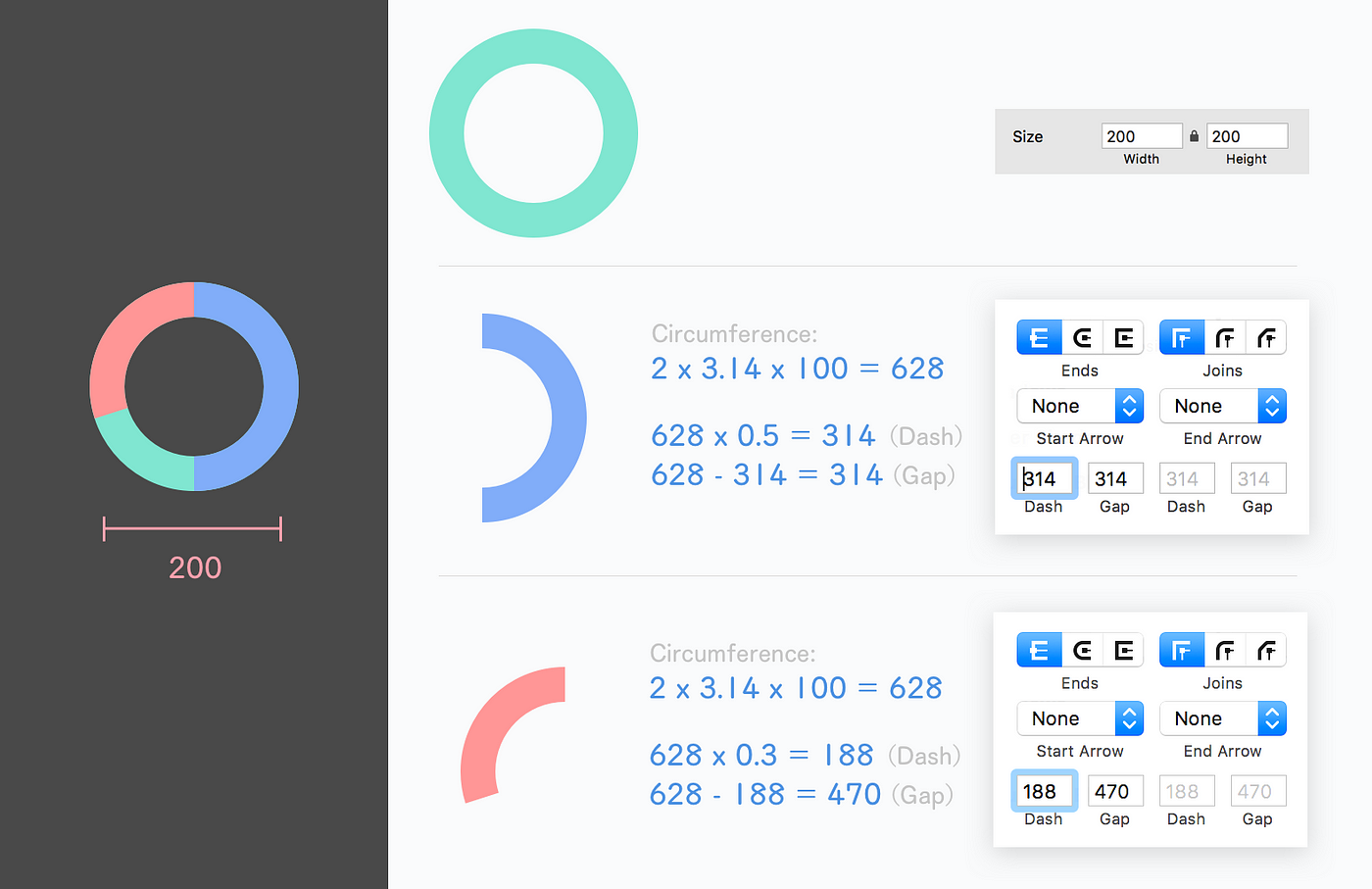 Create a PieDoughnut Chart in Sketch App  UXUI Design tutorial  Super  easy  YouTube