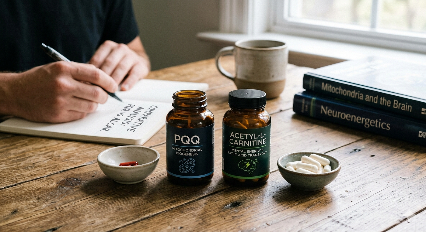 PQQ vs. Acetyl-L-Carnitine: Comparing Their Roles in Mental Energy and Mitochondrial Output