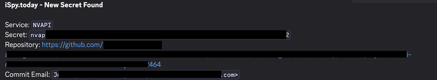 iSpy.today alert in discord
