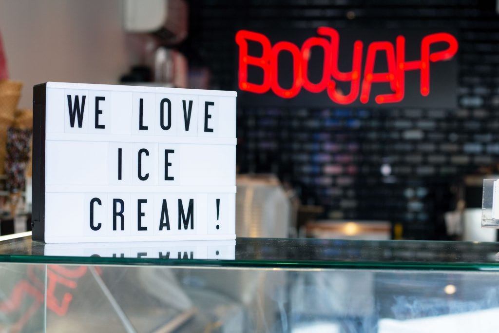 Booyah: A One of a Kind Ice Cream Experience, by Platterz, Platterz