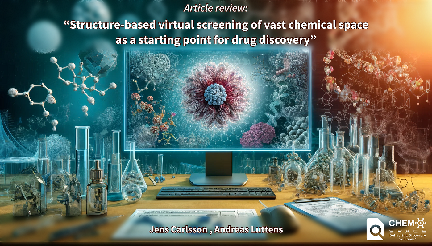 Structure-based virtual screening of vast chemical space as a starting point for drug discovery