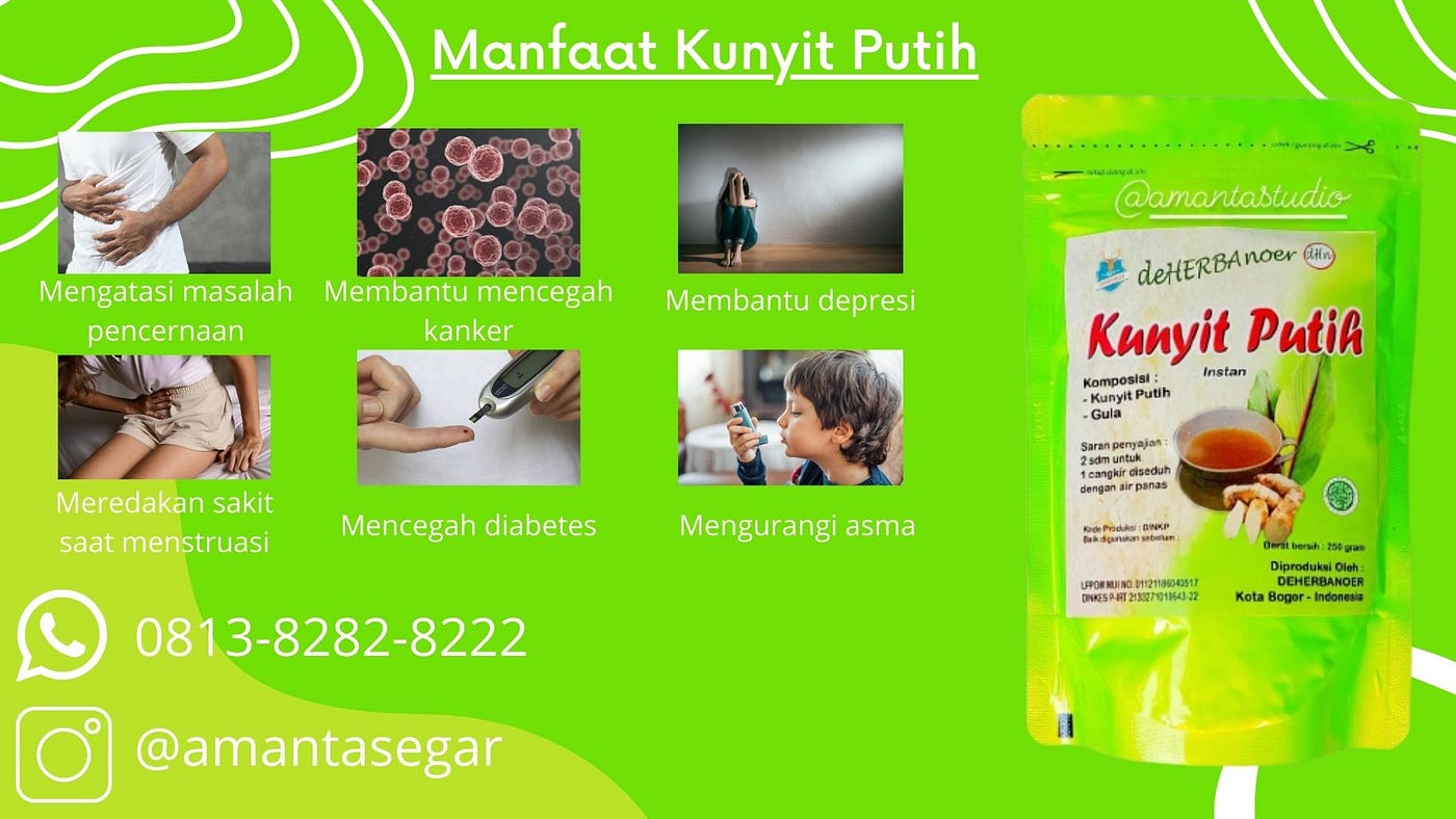 Kunyit Putih Instan Amanta Segar