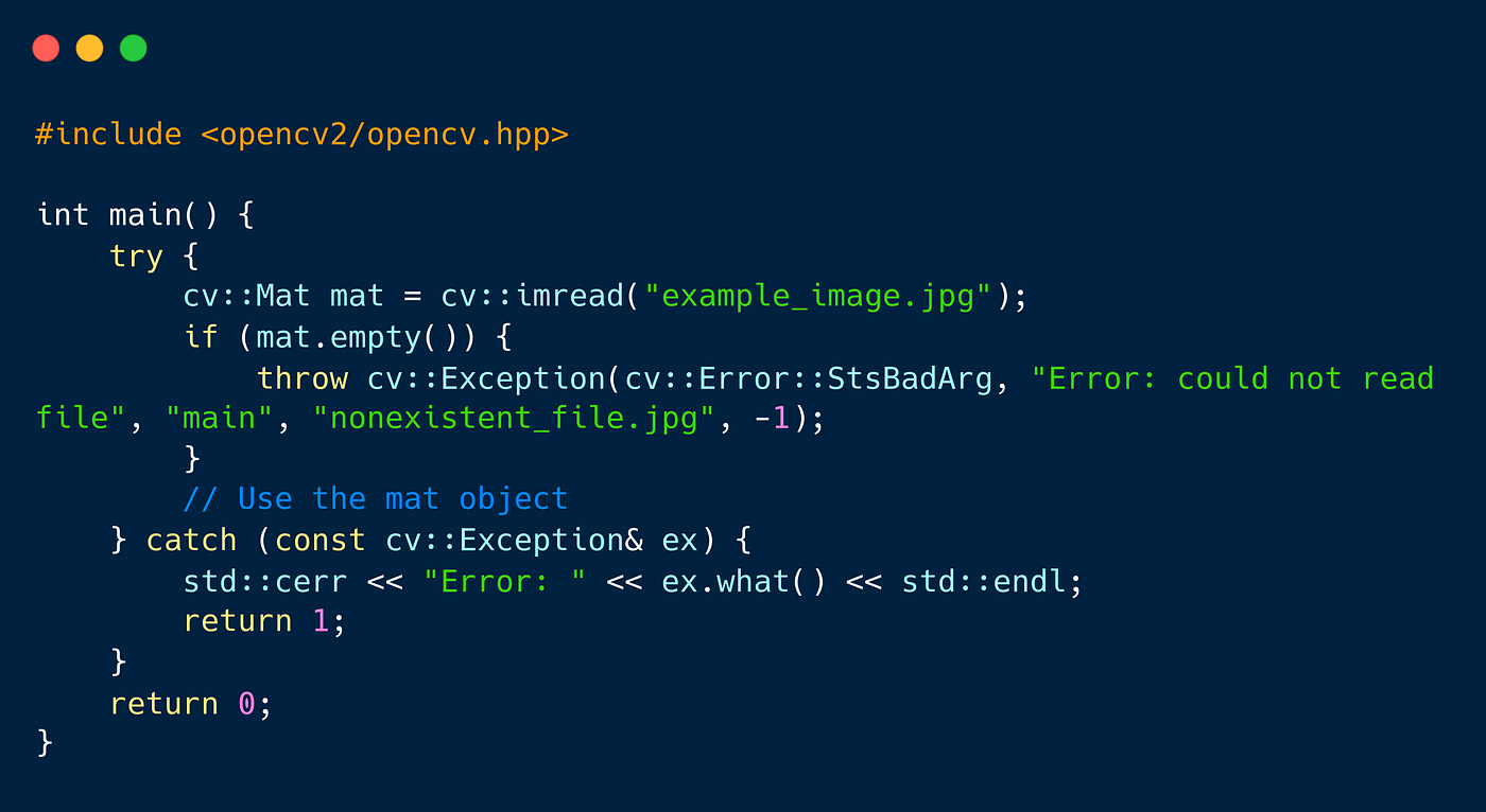 Part 1- Exploring the Data Types in OpenCV4: A Comprehensive Guide | by  Jegathesan Shanmugam | Medium