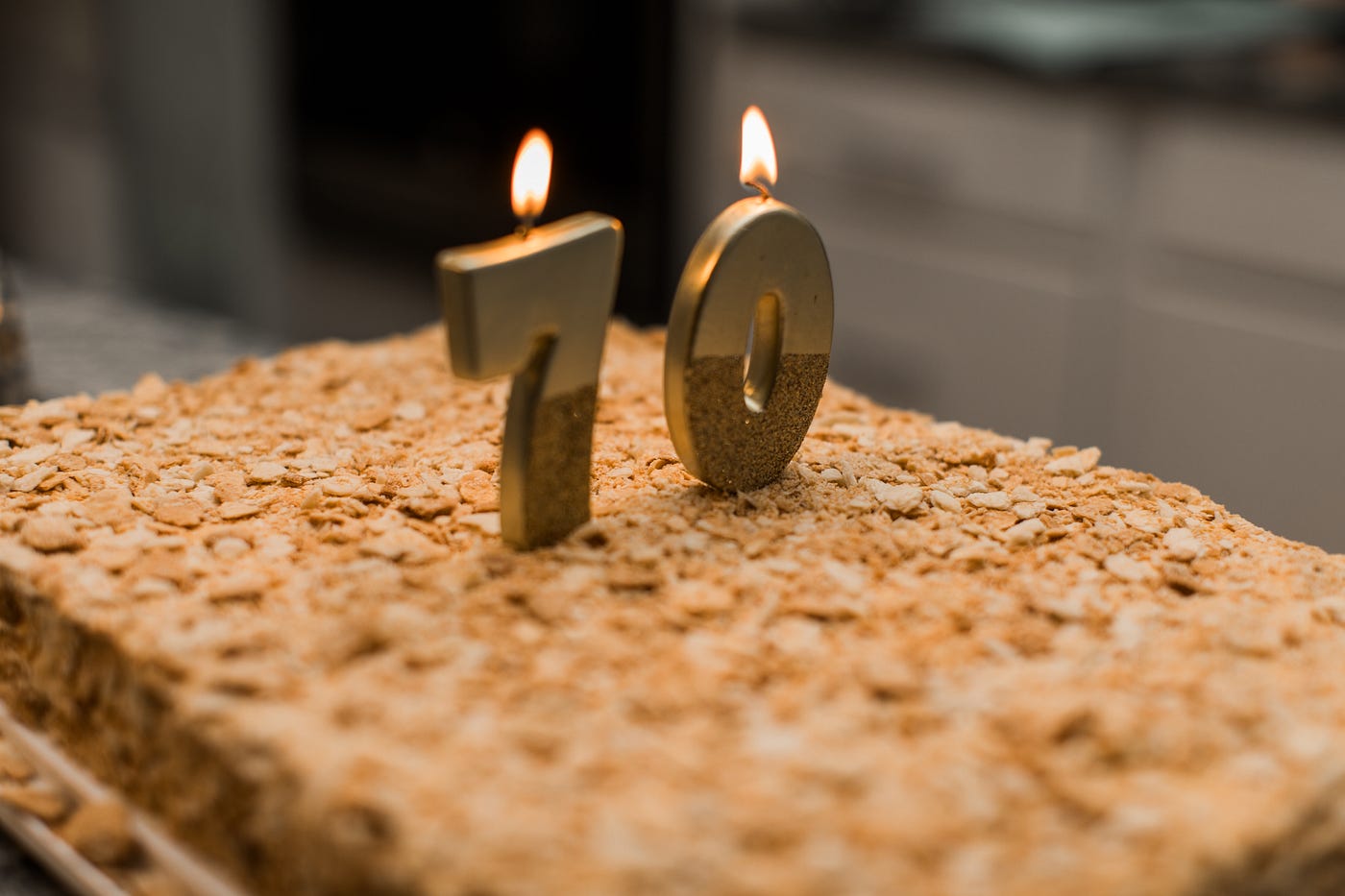 70번째 생일 케이크
