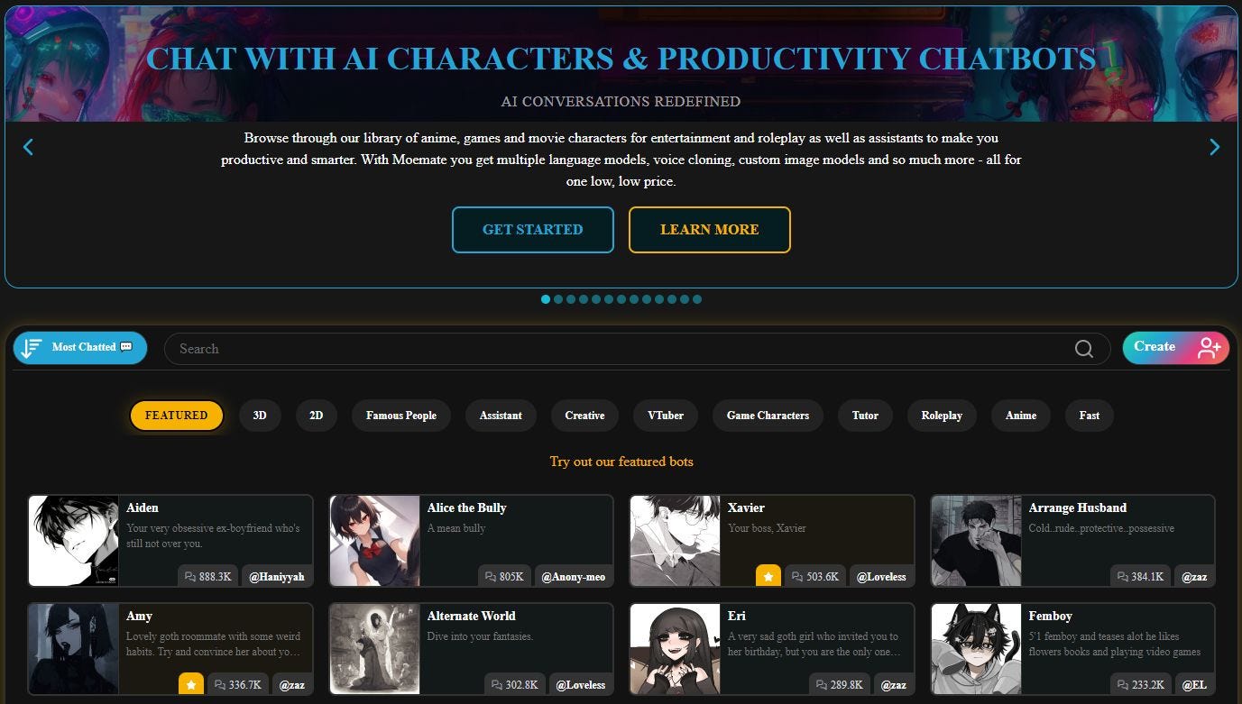 Character Ai Alternatives With No Filter Character Ai Alternatives With No Filter