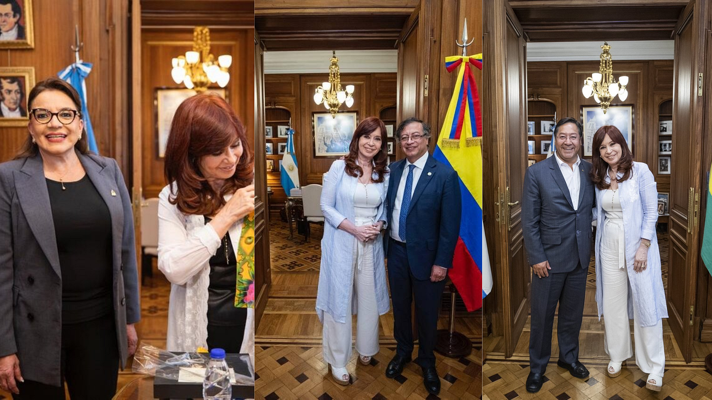 Días de reuniones para CFK: La vicepresidenta se reunió con tres presidentes en dos días.