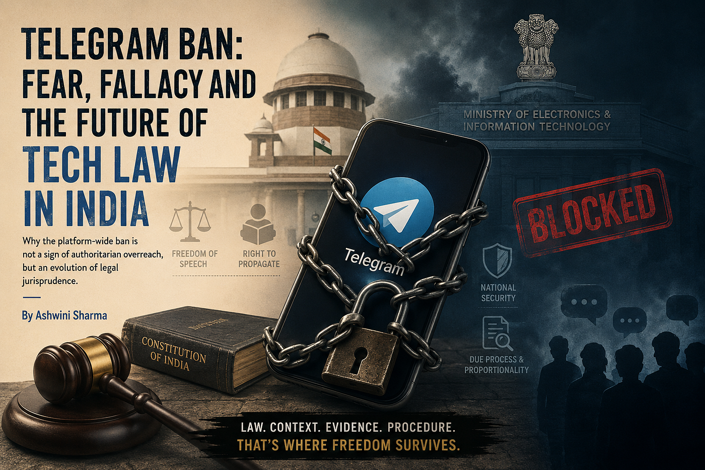 The Telegram Ban and the Myth of Expanding State Power Erected by Fearmongerers dressed up as Tech…