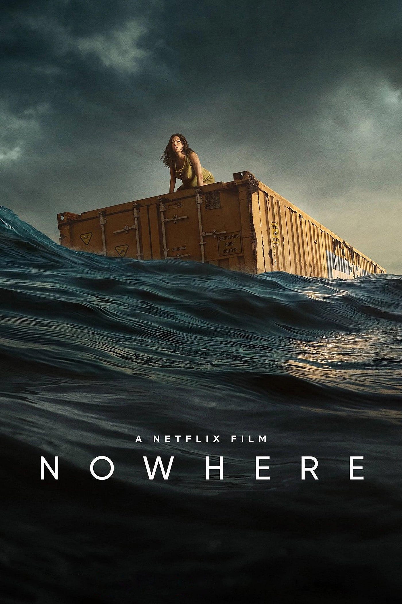 Synopsis and Review: Nowhere (2023), Pregnant Woman in the Middle of the  Sea, by R.A.F