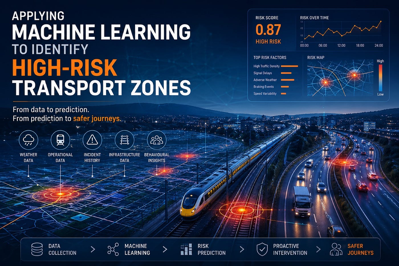 Applying Machine Learning to Identify High-Risk transport Zones