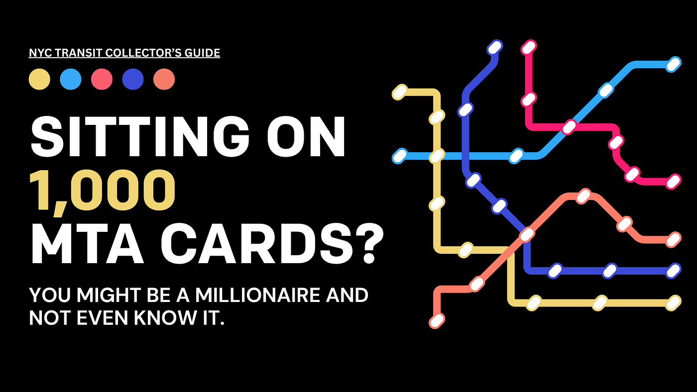 The NYC MetroCard Is Now Worth $1,000 Each (And Nobody Knows It Yet)