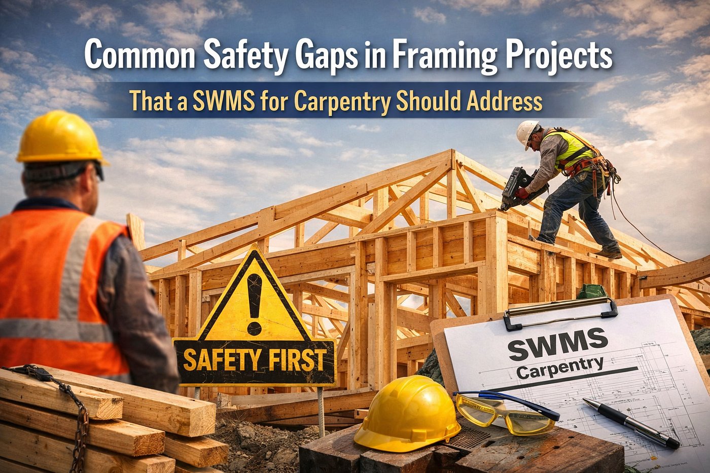 Common Safety Gaps in Framing Projects That a SWMS for Carpentry Should Address