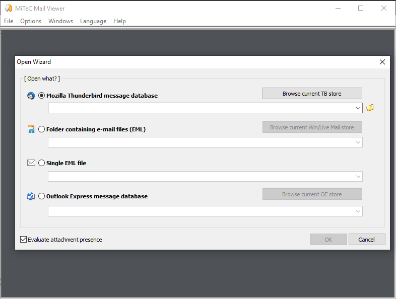 Thunderbird downloading message header analyzer