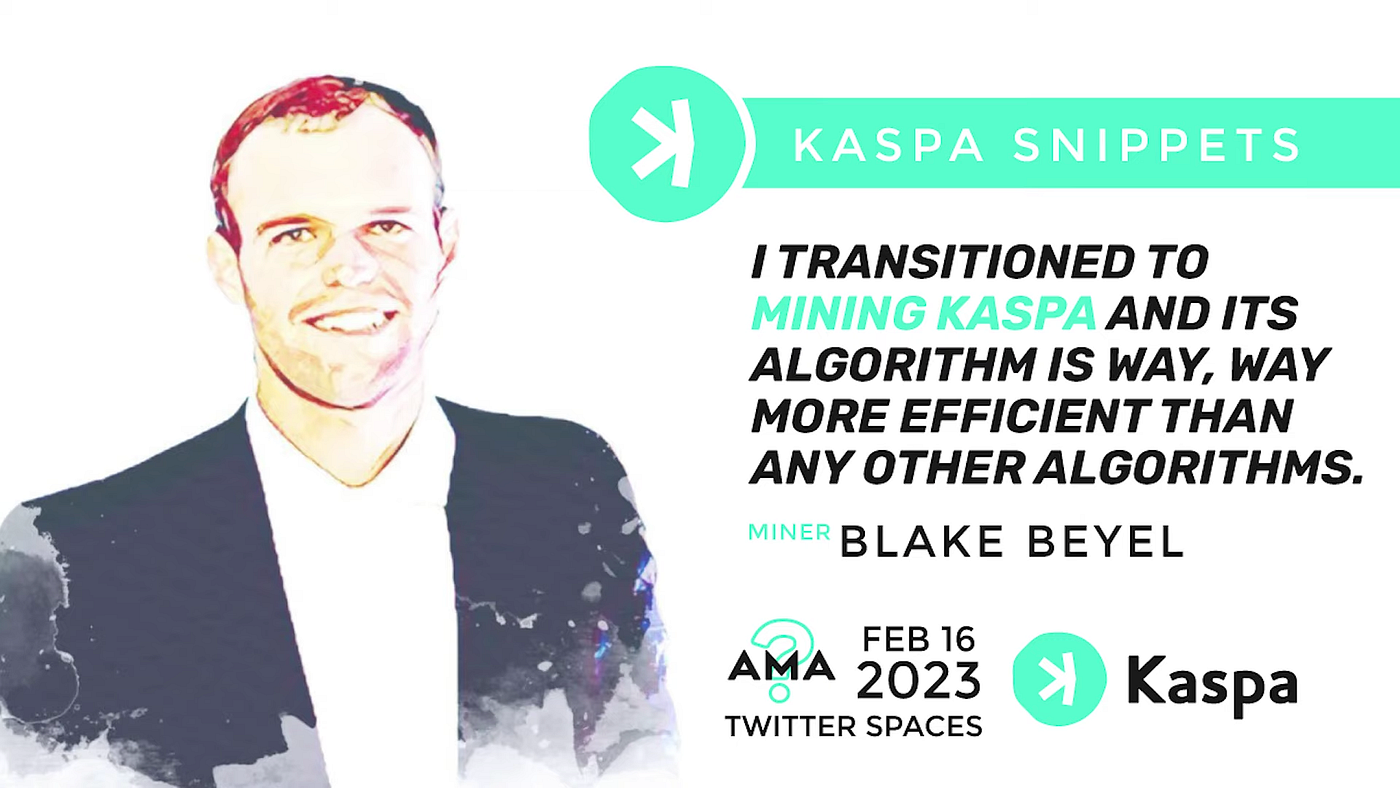 Blake the Miner on Kaspa Mining Efficiency | by N. R. Crowningshield | Kaspa  Currency | Medium