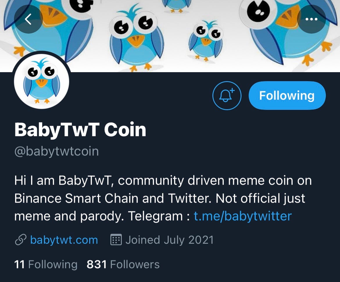 Baby Twitter Coin is Not Worth a Tweet | by The Cyber Show | Medium