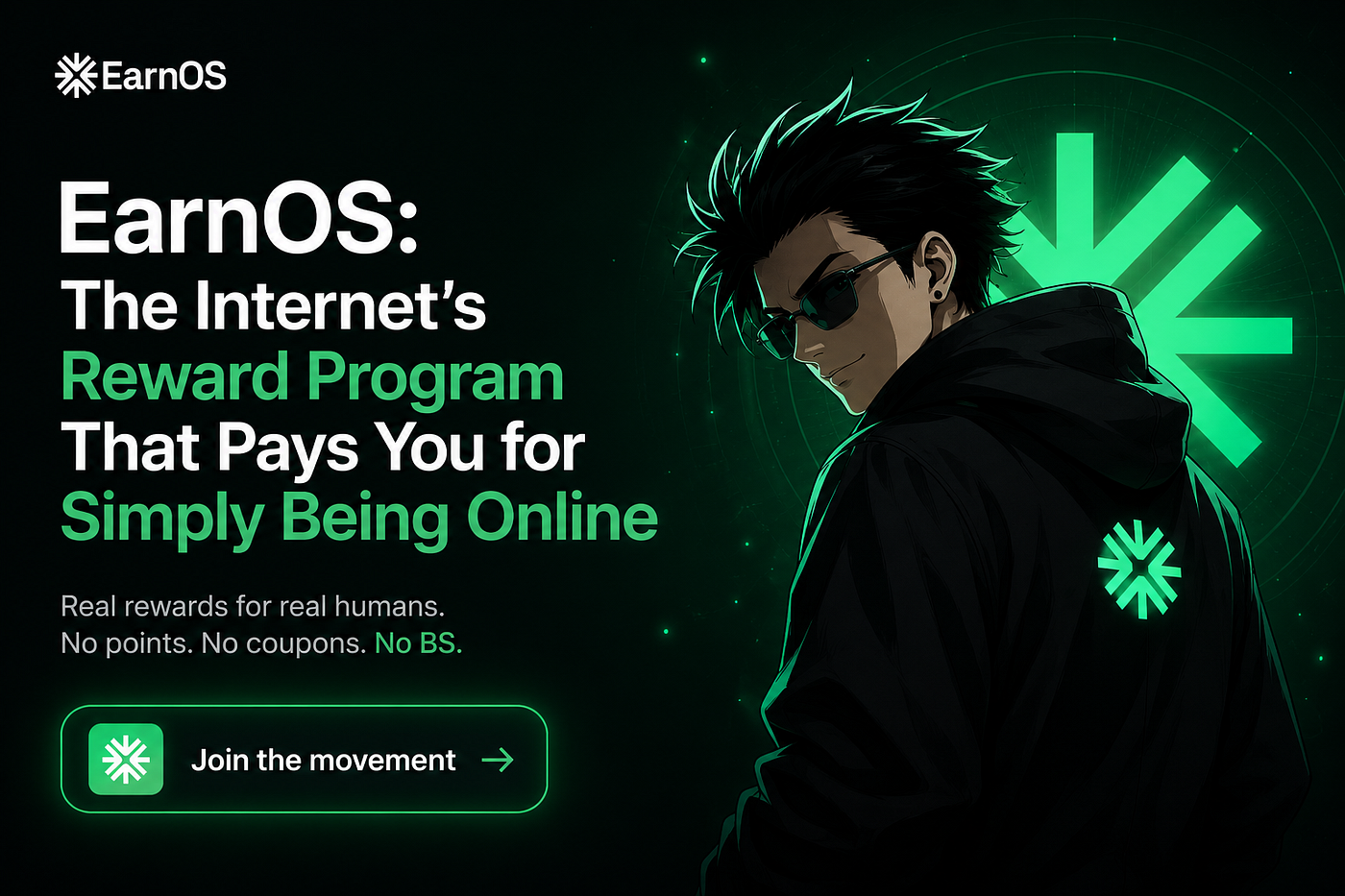 EarnOS: The Internet’s Reward Program That Pays You for Simply Being Online