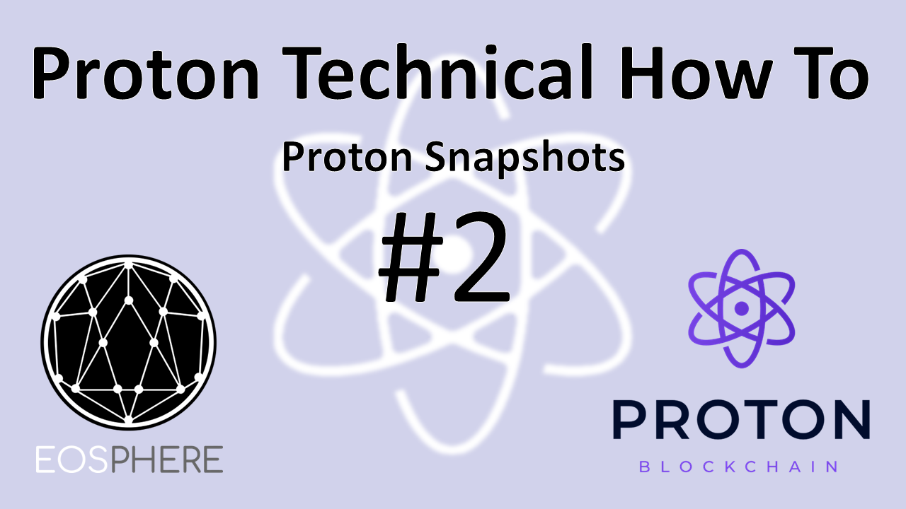 Proton Technical How To #2. In the previous Proton Technical How To… | by  Ross Dold | EOSphere Blog | Medium